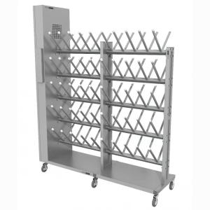 Купить Сушильный стеллаж для обуви SL2 Лидер-премиум мобильный двусторонний (60 пар) в Ульяновске 